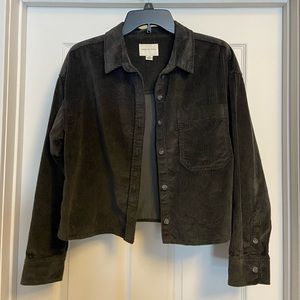 American Eagle corduroy cropped jacket
